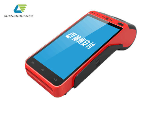چاپگر 5.5 اینچی پرسرعت ترمینال Android POS هوشمند از 4G Wifi پشتیبانی می کند