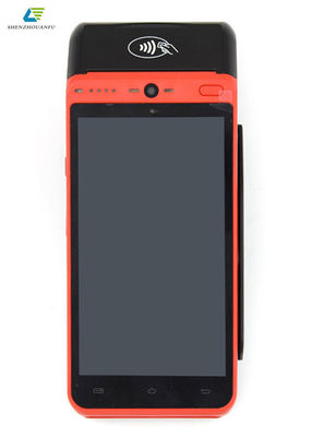 چاپگر 5.5 اینچی پرسرعت ترمینال Android POS هوشمند از 4G Wifi پشتیبانی می کند