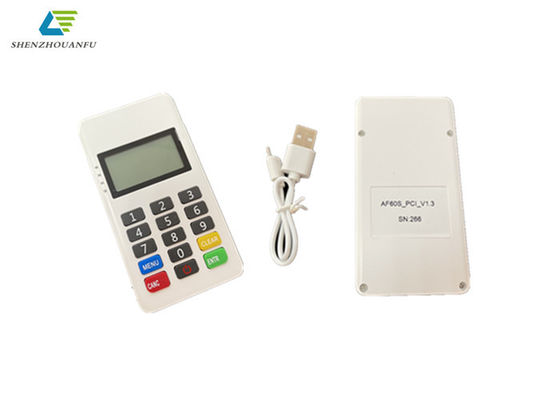 MPOS Swipe Pos خرید پایانه EMV PCI بدون تماس با 4 چراغ سیگنال