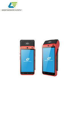 پردازشگر چهار هسته ای انعطاف پذیری ترمینال POS اندروید موبایل LCD