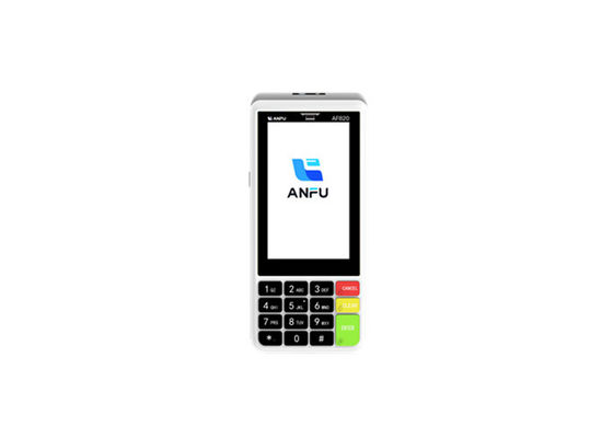 4 اینچ صفحه لمسی مینی کامپیوتر اندروید POS ترمینال با حافظه 16G 2G / 3G / 4G / WIFI / GPS سیستم POS تلفن همراه