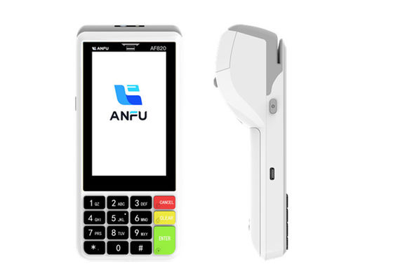 اسکن ترمینال POS بی سیم BT 1D 2D اسکنر بارکد QR با NFC و چاپگر 58 میلی متری همه در یک