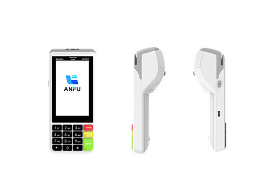 ترمینال POS دستی هوشمند اندرویدی ANFU با اسکنر بارکد EMV PCI