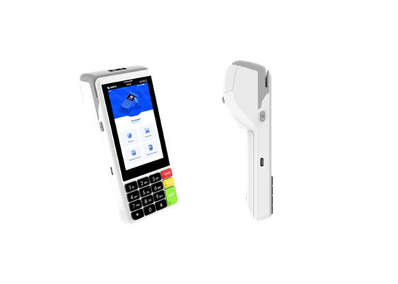 دستگاه POS دستی اندروید 13 با اسکنر کد 4G وای فای بی سیم ترمینال POS قابل حمل